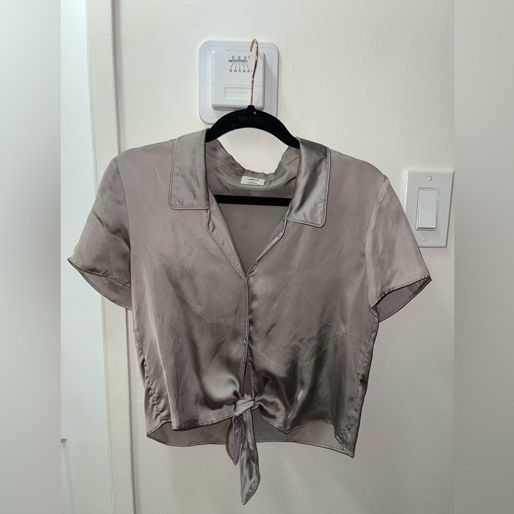 Wilfred XXS tie front top